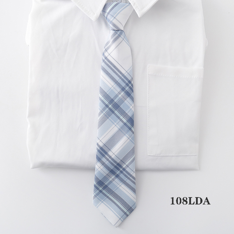 Liangfei Damen Deko-Accessoires JK Kleinteile Schleifenset Bowknot Plaid DK Krawatte College-Stil_voghion.com