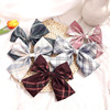 Hairgrip with bow, uniform, cloth, cute hairpin