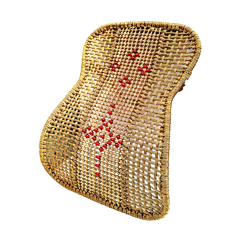 Летняя Автомобильная стальная труба ручной работы, большая версия, круглая трубка, поддержка талии, ледяной шелк, защита талии, толстая талия, амортизирующая подушка спинки сиденья