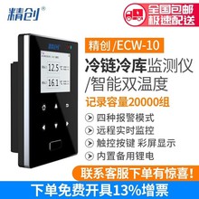 精创ECW-10冷链冷库安全监测仪GPRS无线双温度联网远程短信报警