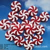 24mm red, blue, white, white fire wheel candy balls beads lollipop wind beads, fire wheel beads candy flower -shaped beads