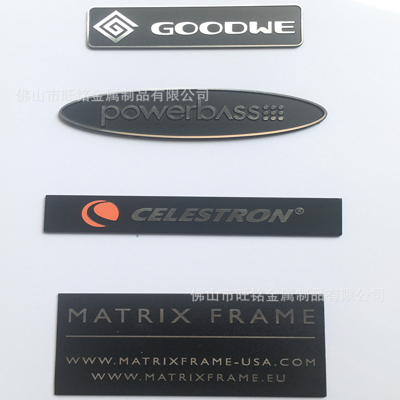 厂家供应铝制舞台音箱标牌、铭牌支持加工定制