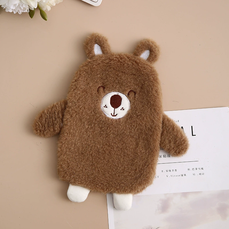 Detachable explosion-proof water container, plush cartoon hand warmer