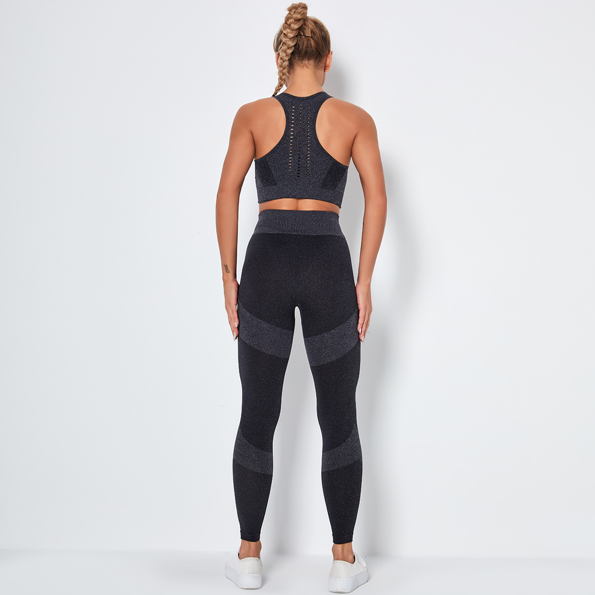 traje de yoga fitness sin costuras de secado rápido NSNS11038