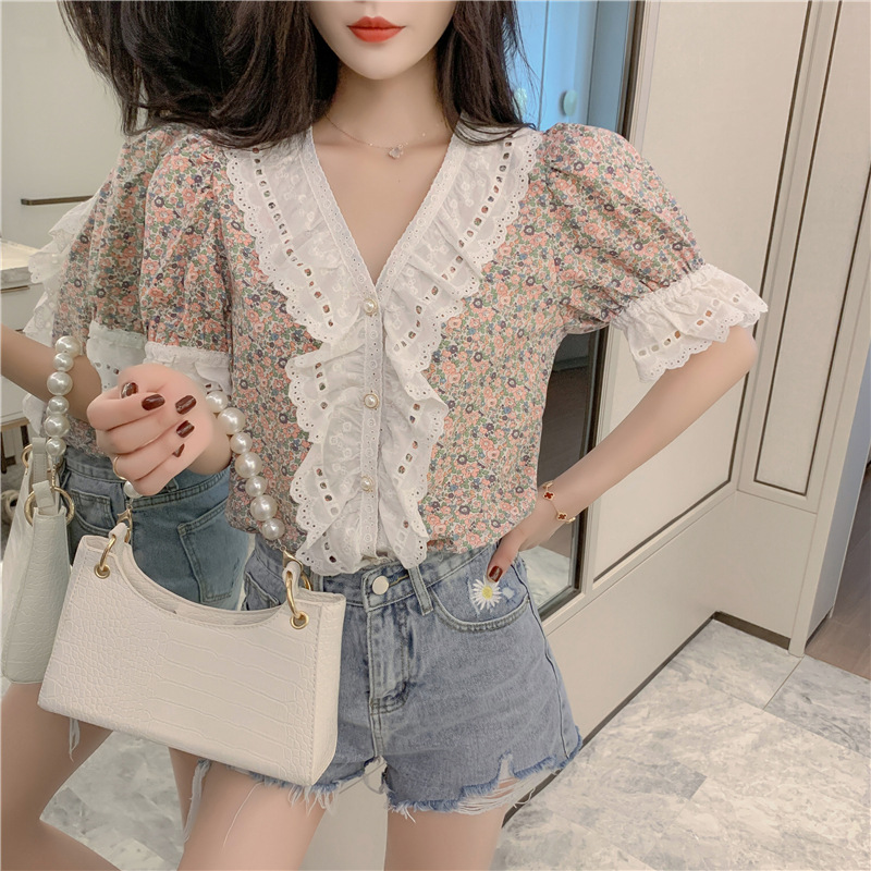 Chemisier en Mousseline de soie - Ref 3429343 Image 5