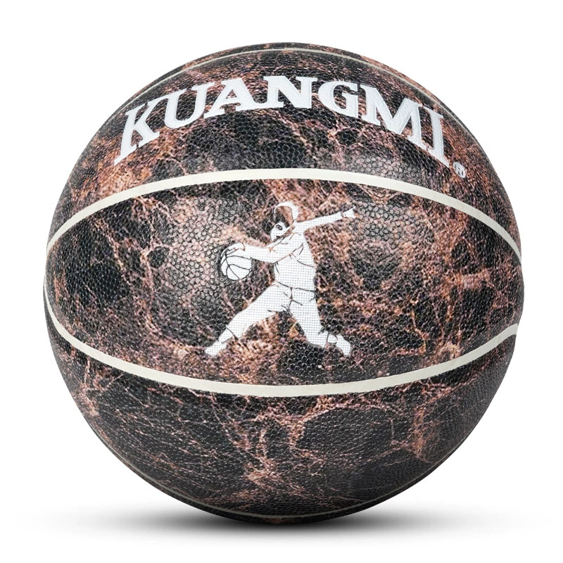 Marble basketball outdoor cement ground -resistant лазерная гравировка печать взрослый №7 влагоустойчивый синий мяч