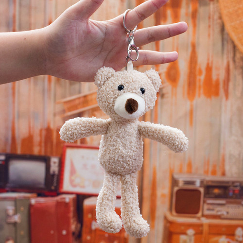 Accessory T-shirt back character backpack plush toy keychain toothpick bear wholesale teddy bear trendy little bear