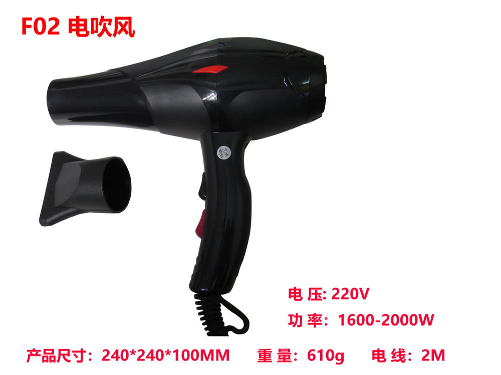 F02 220V 专业电吹风 吹风 家用吹风机 吹风筒 厂家直销 大电机