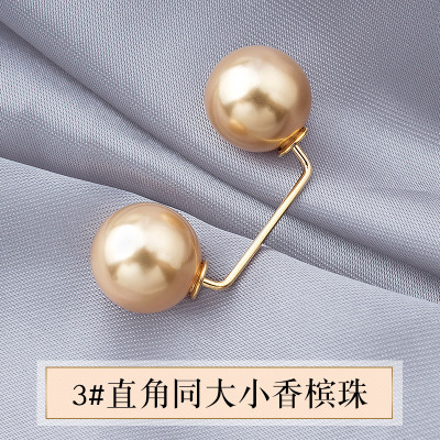 #3 Right angle same size champagne beads
