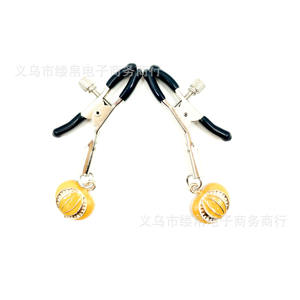 批发成人南瓜乳夹 热卖夫妻玩具调情咪咪夹子 润滑油成人 sex toy|ms