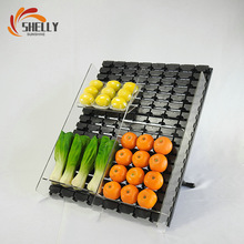 蔬菜冷柜生鲜道具水果陈列假底超市陈列大板可调陈列蔬果展示台面