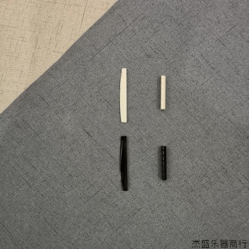 Cow bone saddle, folk guitar saddle, upper saddle, saddle bridge, white and black guitar saddle