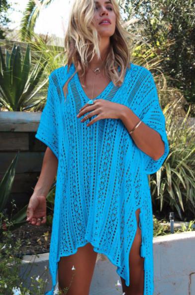 Loose Knitted Beach Dress NSSX66977