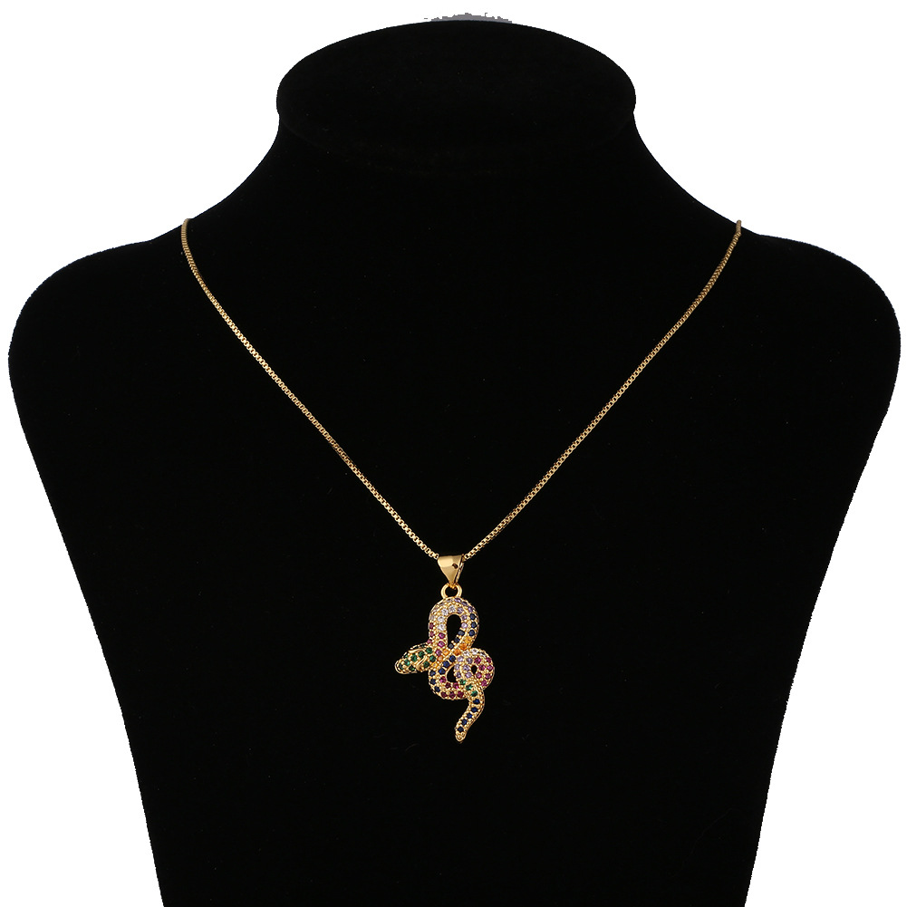 Fashion Exaggerated Snake Necklace display picture 3