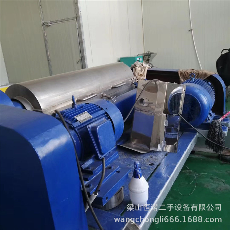 转让二手固液分离离心机 lw500型卧式螺旋沉降离心机 三项离心机