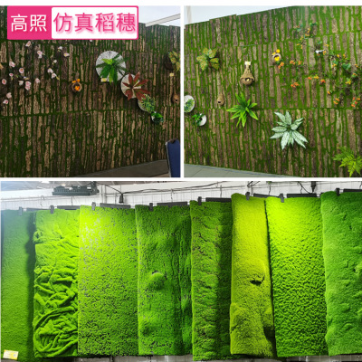 wholesale simulation moss and lichen Moss turf Flocking Grass Ball decorate simulation Moss Botany Scenery Lawn