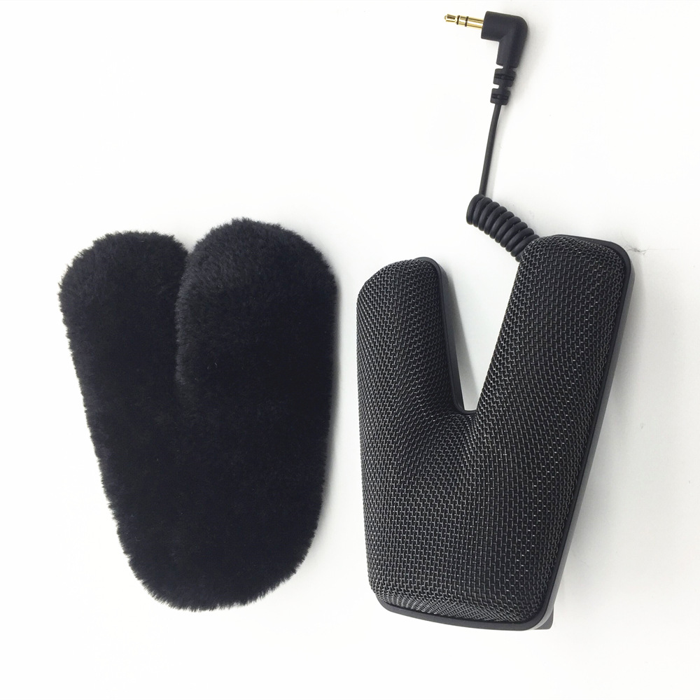 Suitable for SENNHEISER SENNHEISER MKE440 Black outdoor sweater windproof fluffy set