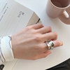 Tide, retro cute ring, silver 925 sample, Japanese and Korean, internet celebrity