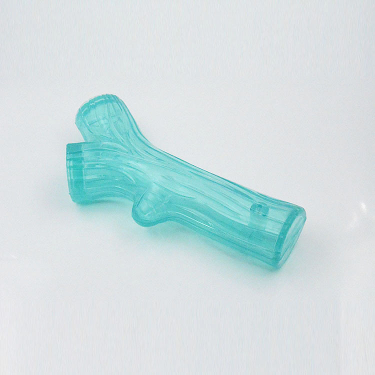 Rama de juguete de limpieza dental molar resistente a los mordiscos rama sonido perro juguete TPR de goma suave juguete para mascotas suministro directo de fábrica