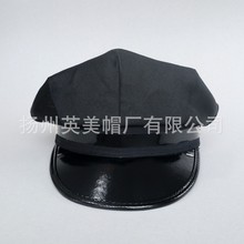 八角黑色海军帽 水手帽 扬州帽子厂家长期供货 制服帽子