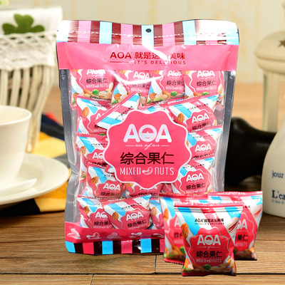 AOA综合果仁100g每日坚果炒货办公室小吃零食混合果仁果脯|ru