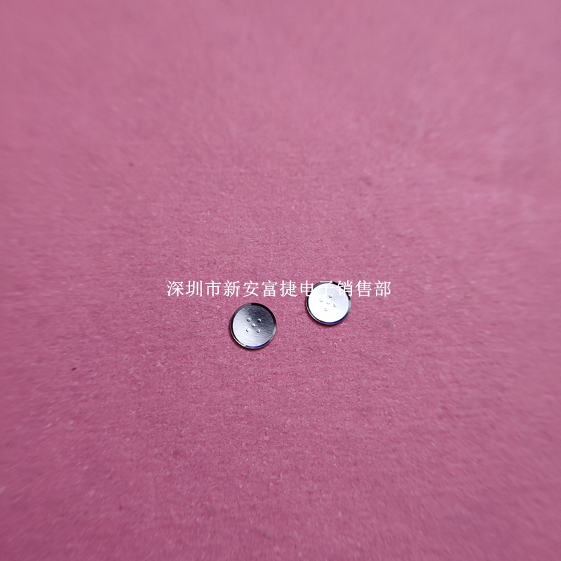 φ4.5mm圆型锅仔片 圆型5点金属薄膜开关弹片 301不锈钢不带脚