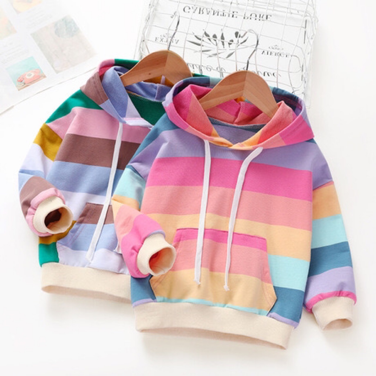 Girls' autumn sweater 2021 new Korean ve...