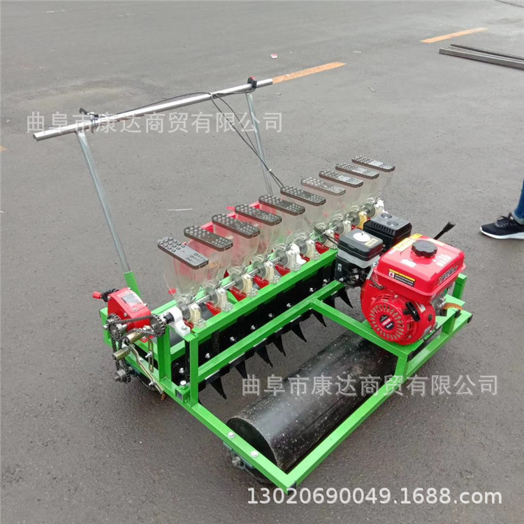 穴播条播蔬菜播种机 汽油油菜芹菜菠菜精播机 拖拉机带播种机