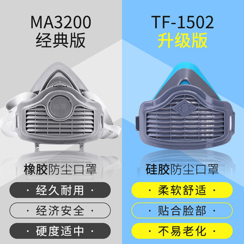 Tangfeng 1502 blue dust-proof breathable men's coal mine anti-industrial dust decoration mask washable