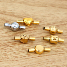 周家不锈钢扣头手绳 3mm防水钢丝绳可穿3D硬金转运珠可替皮绳手链