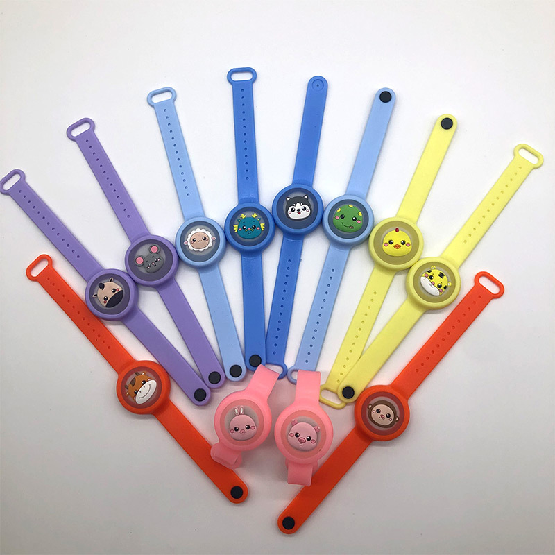 厂家直销发光驱蚊手环 地摊网红夏季户外防蚊虫 触碰闪光防蚊手环