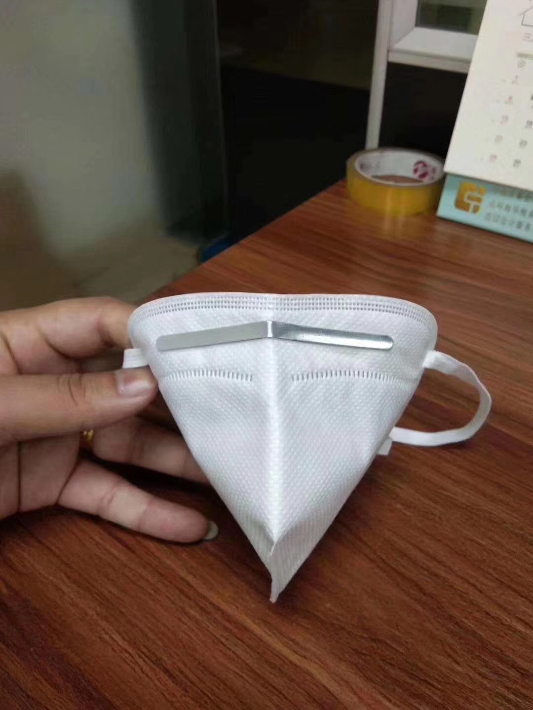 KN95口罩鼻梁条热熔胶 鼻梁铝条批发  防护罩鼻梁条 口罩背胶铝条|ms