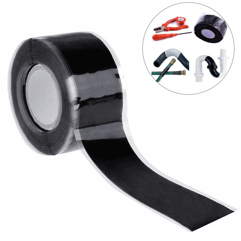 silicontape硅胶带硅橡胶带耐温绝缘自粘带0.5*50mm*3M高温耐高温