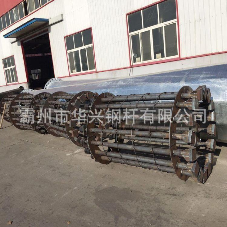 双回路钢制电力杆 高压电力钢杆 钢管塔地脚螺栓 价格批发