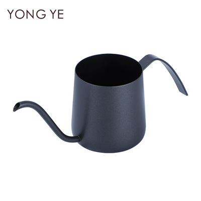 七字柄铁氟龙350ML手冲咖啡壶挂耳壶304不锈钢细口细嘴壶