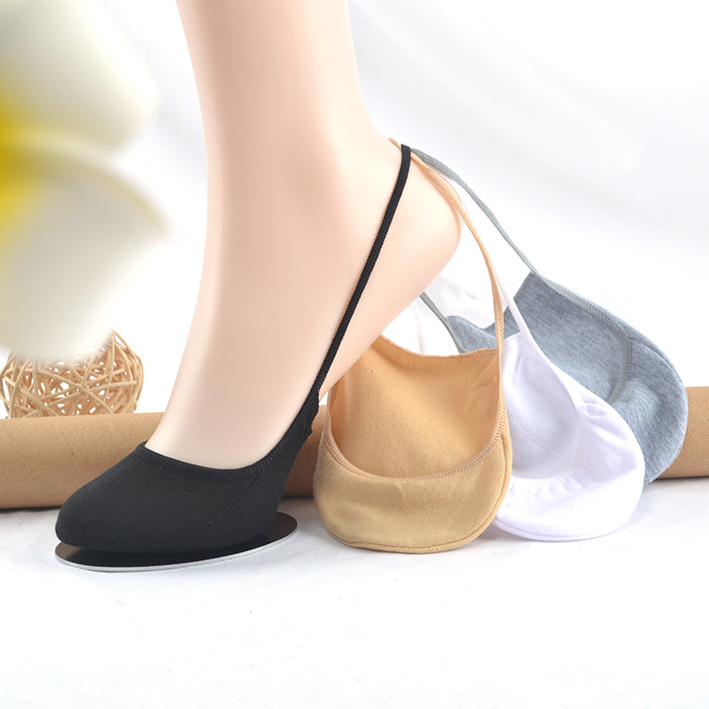 2026 Thin Low-Cut Half-Foot Socks with Straps, No-Heel Boat Socks for Women, Elastic Anti-Slip Invisible Sock Covers Wholesale 2026 Thin Low-Cut Half-Foot Socks with Straps, No-Heel Boat Socks for Women, Elastic Anti-Slip Invisible Sock Covers Wholesale