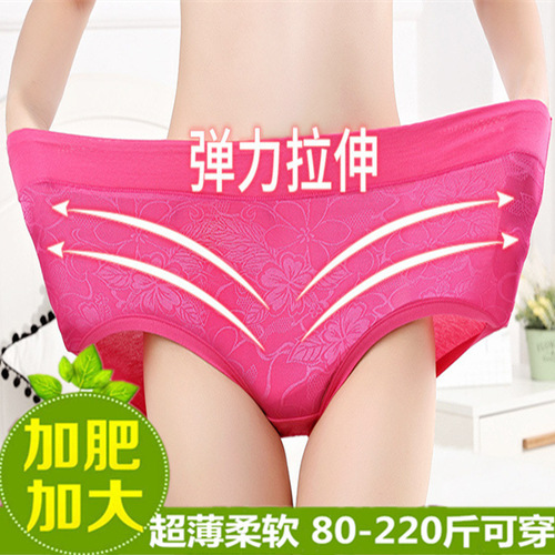 Dropshipping for women extra large size middle-aged and elderly mothers modal briefs plus fat plus size wholesale
