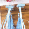 Crystal with tassels, hairgrip, Hanfu, children's hair accessory, flowered, wholesale