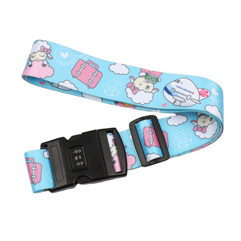 factory Direct selling Customized Amazon Source of goods Polyester fiber cross Luggage belt Flexible nylon packing belt environmental protection logo