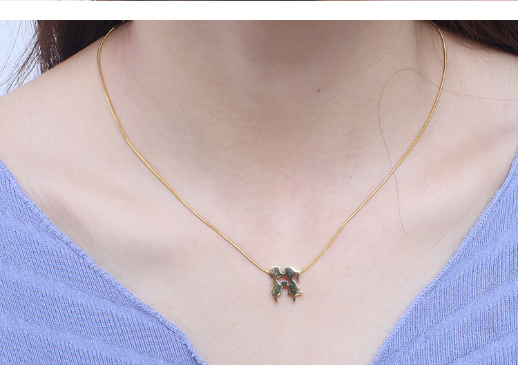 Cartoon Character Pattern Women'S Gender PVD Coated 18K Gold Plated Titanium Steel Waterproof Non Tarnish