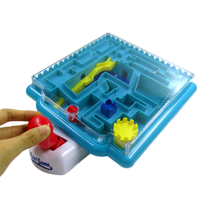 Bola de equilibrio de inteligencia para niños Juguete de descompresión de laberinto de Palma Juego de laberinto de entrada de Castillo tridimensional 3D Comercio exterior