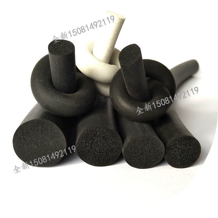 Силиконовая Резина вспененная полая круглая O-образная круглая трубка EPDM Полая круглая полоса Полая Звукоизоляционная уплотнительная лента