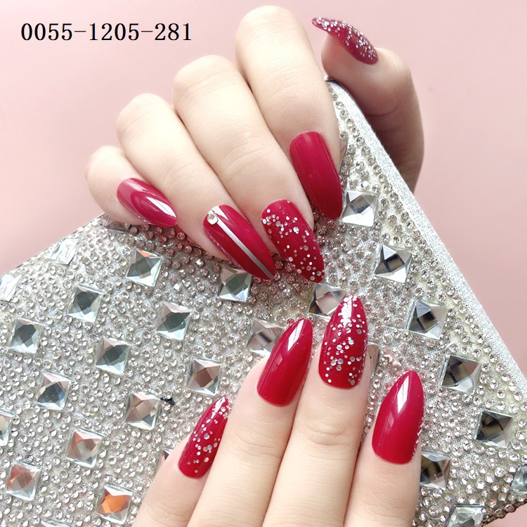 Nail Products Fake Nail Patch European And American Long Pointed Nail Piece Ballet Nail