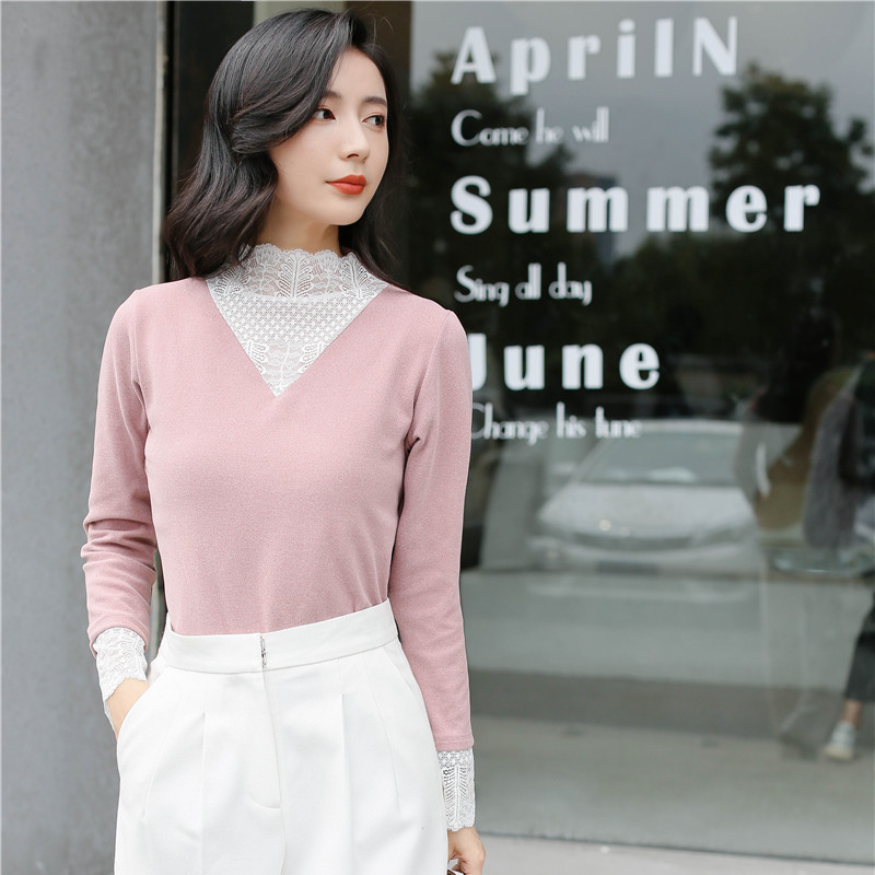 2020 spring and autumn new pattern Base coat Long sleeve Western style Fleece Plush T-shirt Western style jacket 1405