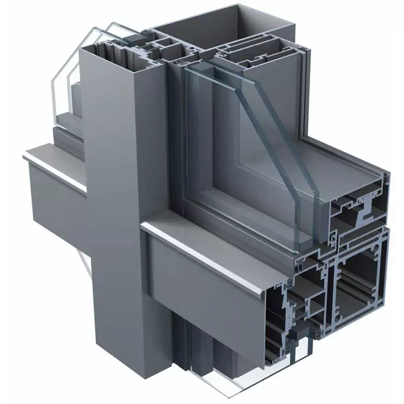 【幕墙方案】广东兴发铝业直销挂钩式幕墙明框中空玻璃幕墙主体