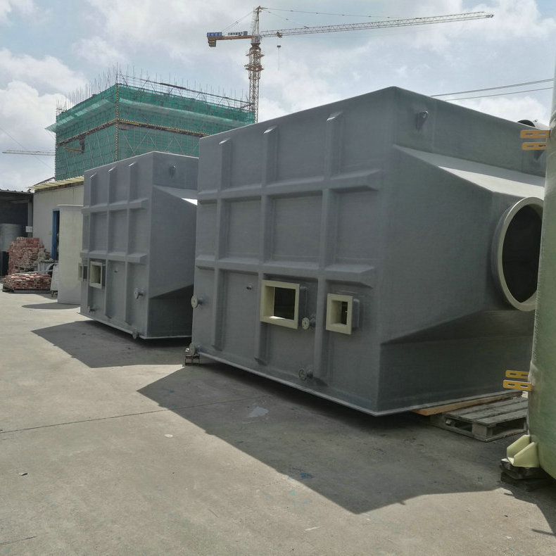 现货供应玻璃钢吸收塔 工业废气治理塔 工业印刷废气处理塔