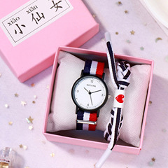 Women's Korean-style minimalist, compact, trendy student-friendly casual European-American bestie mini wristwatches