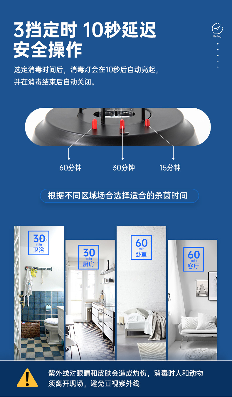 便携式uv杀菌灯_紫外光消毒器小米消毒灯便携式uv杀菌灯紫外线厂家直销