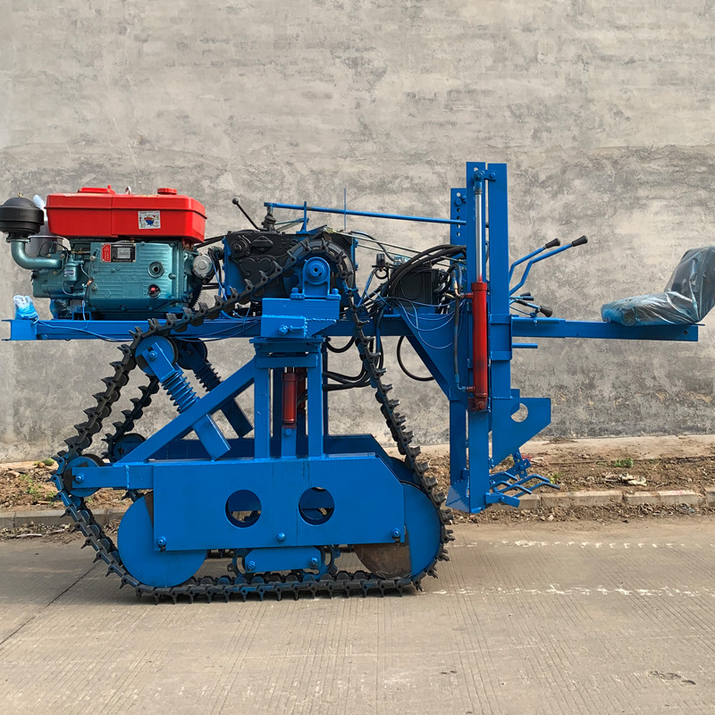 新款履带乘坐式大葱收获机 大葱大姜收获机 25马力履带式收葱姜机