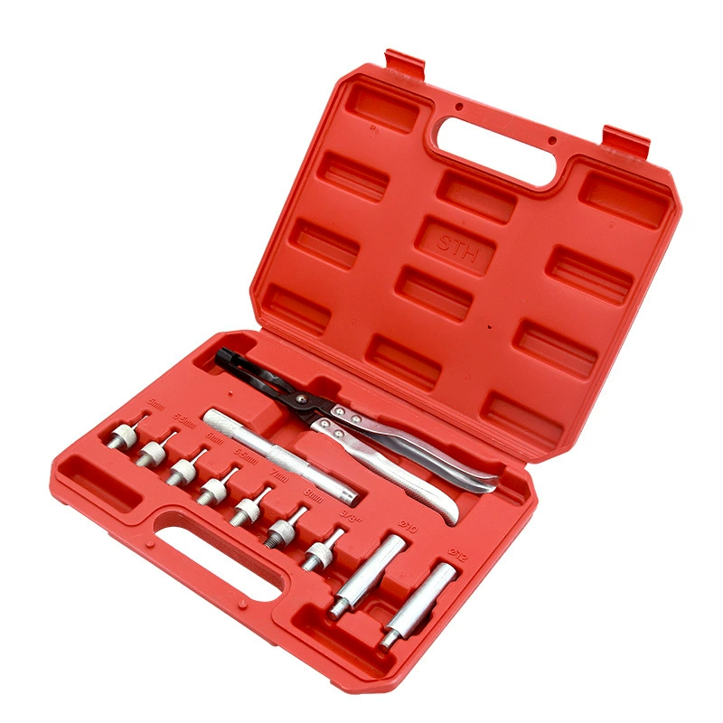 11 шт. Клещи для масляного уплотнения автомобильного клапана подходят инструмент для разборки пружины автомобильного клапана Клещи для извлечения клапана